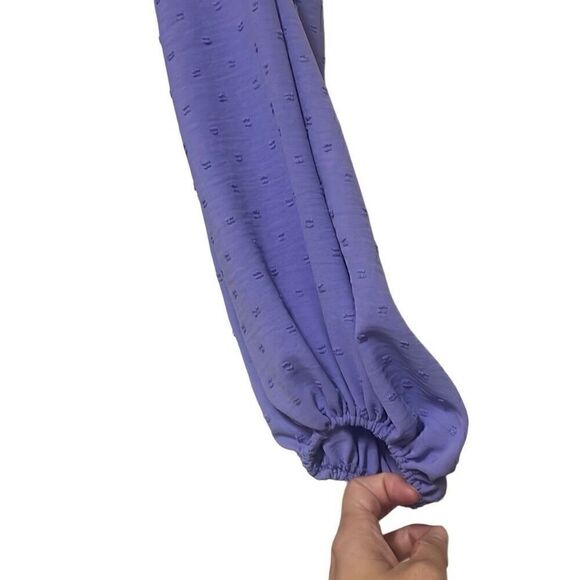 Revolve Rumer Womens S Gypsy A Line Mini Dress Purple Cutouts Long Sleeve NWT - Picture 5 of 12